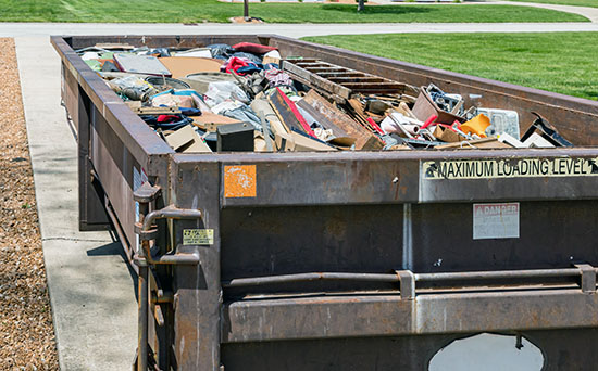 Estate Cleanout - Dumpsters