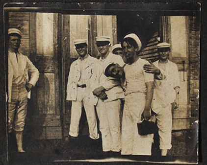 Family photographs and legacy materials in an estate
